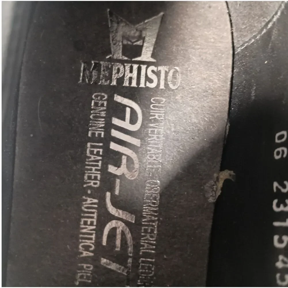 Mephisto Debby  Loafers Women's 8 Black Suede Slip On Comfort Shoes